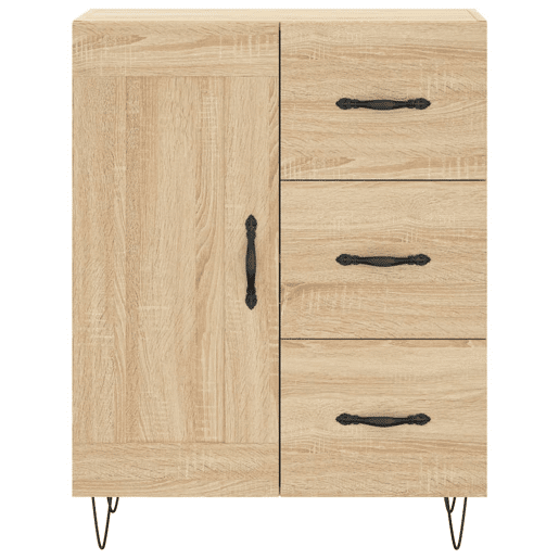 vidaXL Aparador 69,5x34x90 cm derivados de madeira carvalho sonoma vidaXL Aparador 69,5x34x90 cm derivados de madeira carvalho sonoma