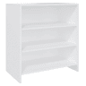 vidaXL Aparador 70x40,5x75 cm aglomerado branco