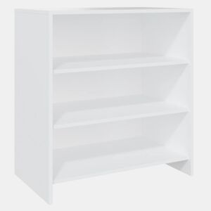 vidaXL Aparador 70x40,5x75 cm aglomerado branco