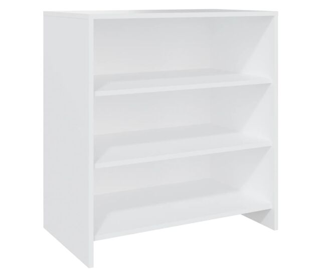 Vidaxl aparador de madera contrachapada blanco 70x40,5x75 cm