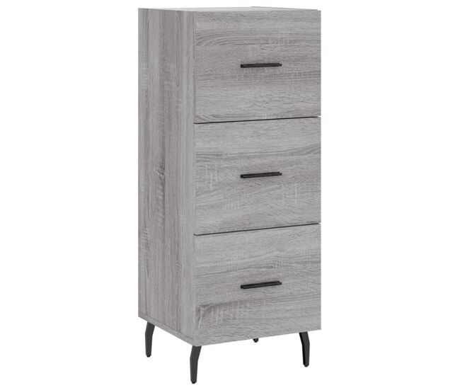 Vidaxl aparador madera de ingeniería gris sonoma 34,5x34x90 cm