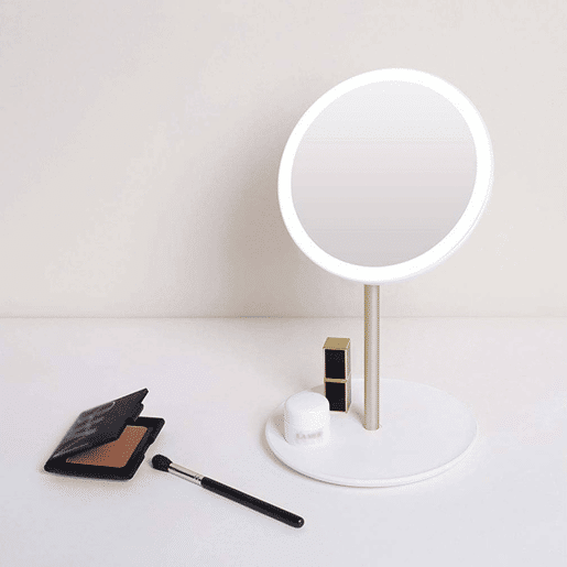Espelho Well Home com luzes LED recarregáveis u200Bu200Be ajustáveis u200Bu200Be carregamento USB