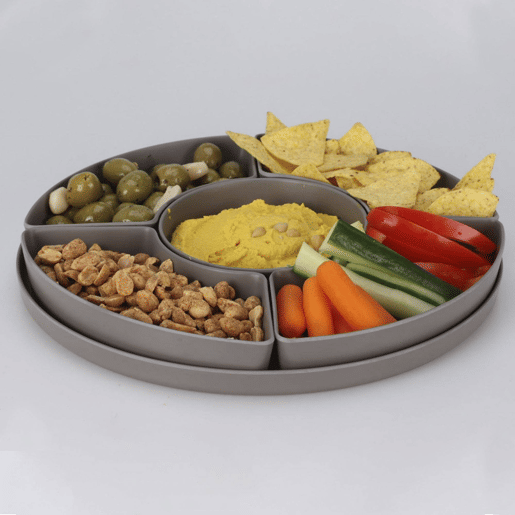 Bandeja de melamina Well Home em 2 cores branco ou cinza