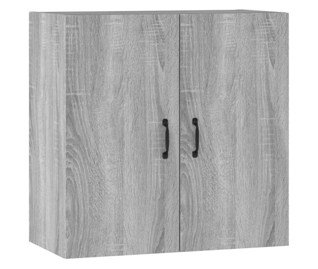 Vidaxl armario de pared madera contrachapada gris sonoma 60x31x60 cm