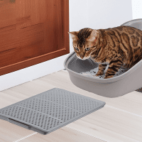 Well Home Bandeja anti-sujeira, coleta areia para gatos 46x36x3cm