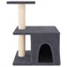 Árbol Para Gatos Árbol Para Gatos Gris Oscuro