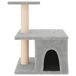 Árbol Para Gatos Árbol Para Gatos Gris Claro