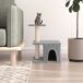 Árbol Para Gatos Árbol Para Gatos Gris Claro