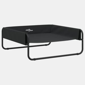 vidaXL Cama para cães elevada tecido oxford e aço antracite