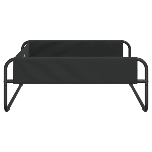vidaXL Cama para cães elevada tecido oxford e aço antracite