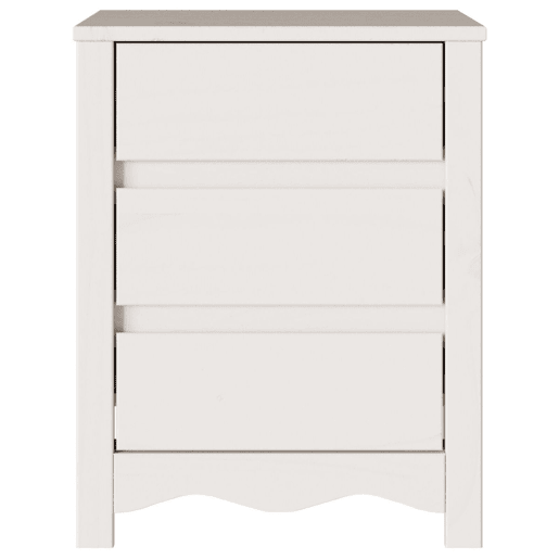 vidaXL Mesa de centro com gaveta Drammen Branco 45 x 35 x 56 cm