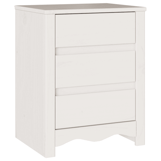 vidaXL Mesa de centro com gaveta Drammen Branco 45 x 35 x 56 cm