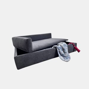 Bem Home Sofá-cama com Canapé para Animais de Estimação com base acolchoada Cor Cinzenta