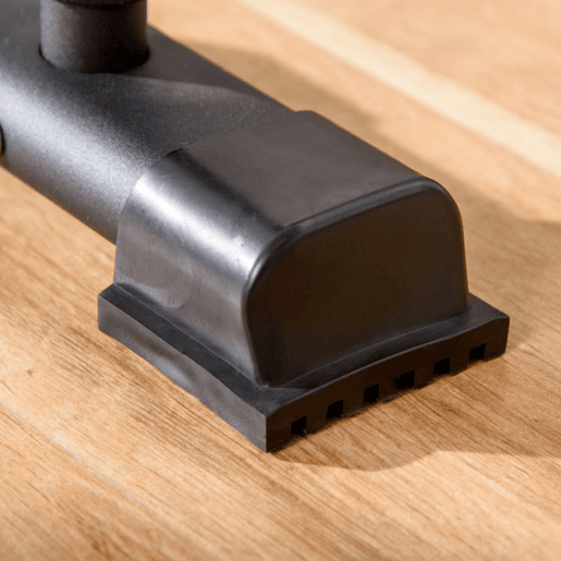 HOMCOM Barras Paralelas de Calistenia em Aço com Base Antiderrapante e Pegas Acolchoadas para Treino de Fitness em Ginásio ou em Casa 36x25x20 cm Preto