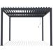 Pérgola bioclimática de aluminio «Windsor» Pérgola bioclimática de aluminio «Windsor» Gris