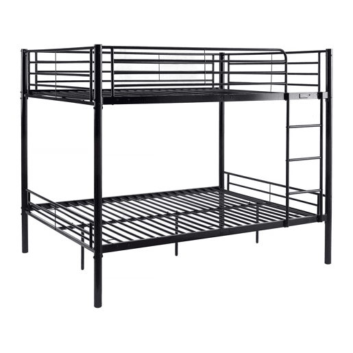 Beliche duplo Adam - Box spring incluĂdo - 140 x 190 cm - Preto Beliche duplo Adam - Box spring incluĂdo - 140 x 190 cm - Preto