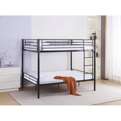 Beliche duplo Adam - Box spring incluĂdo - 140 x 190 cm - Preto Beliche duplo Adam - Box spring incluĂdo - 140 x 190 cm - Preto