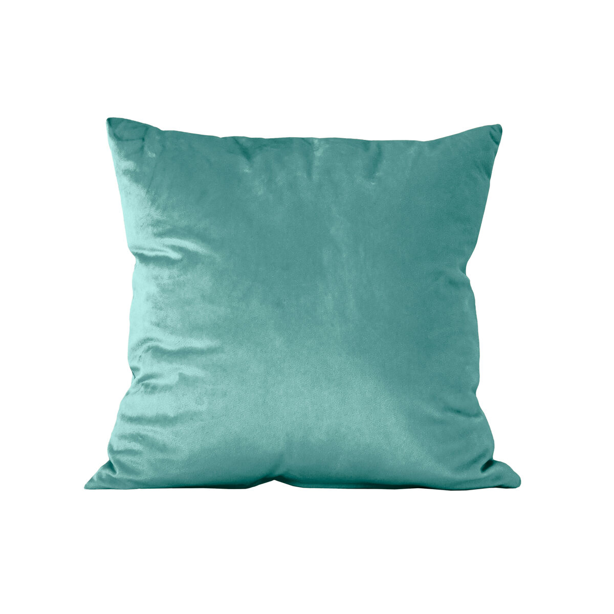 Cojín 45x45cm nauru terciopelo | azul gris crudo verde