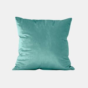 Almofada 45x45cm Nauru veludo | Azul Cizento Cru Verde