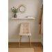 Pack 4 Sillas de Comedor de Tela ALTEA con Patas de Metal Pack 4 Sillas de Comedor de Tela ALTEA con Patas de Metal Beige