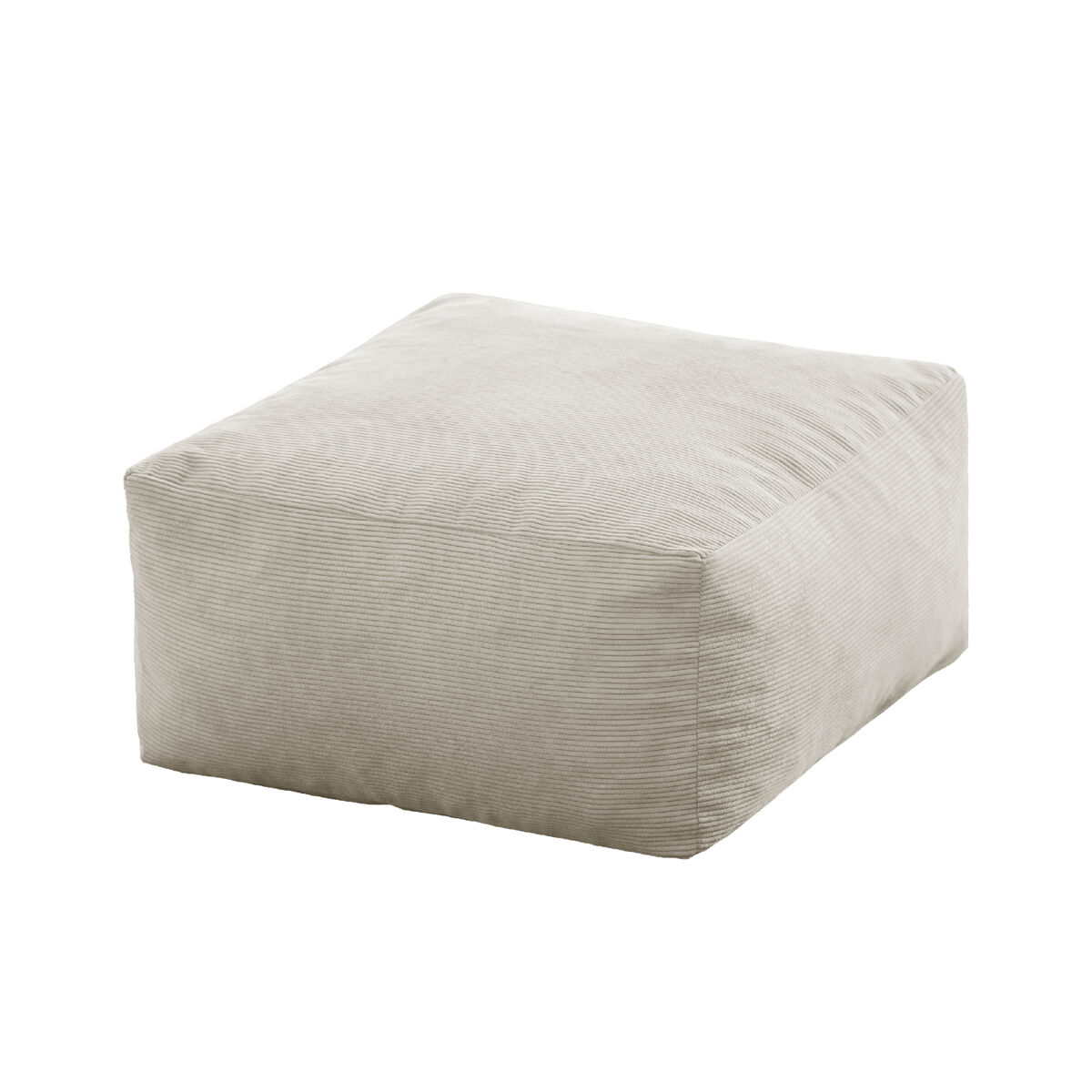 Puf cuadrado pana Désert
