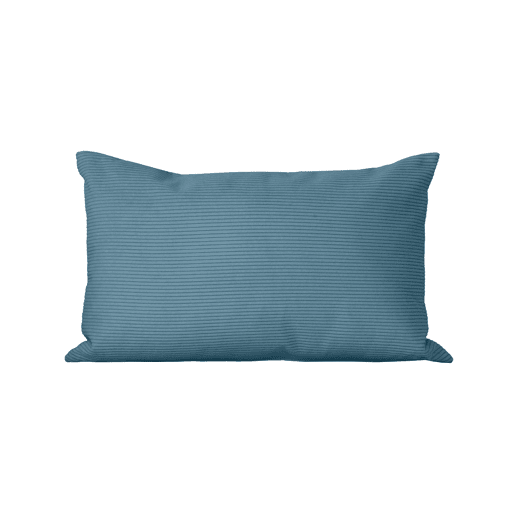 Almofada retangular 30x50cm azul bombazina Dune Almofada retangular 30x50cm azul bombazina Dune