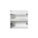 Conjunto mueble lavabo doble 4 puertas y columna Riva 140 Conjunto mueble lavabo doble 4 puertas y columna Riva 140 Blanco