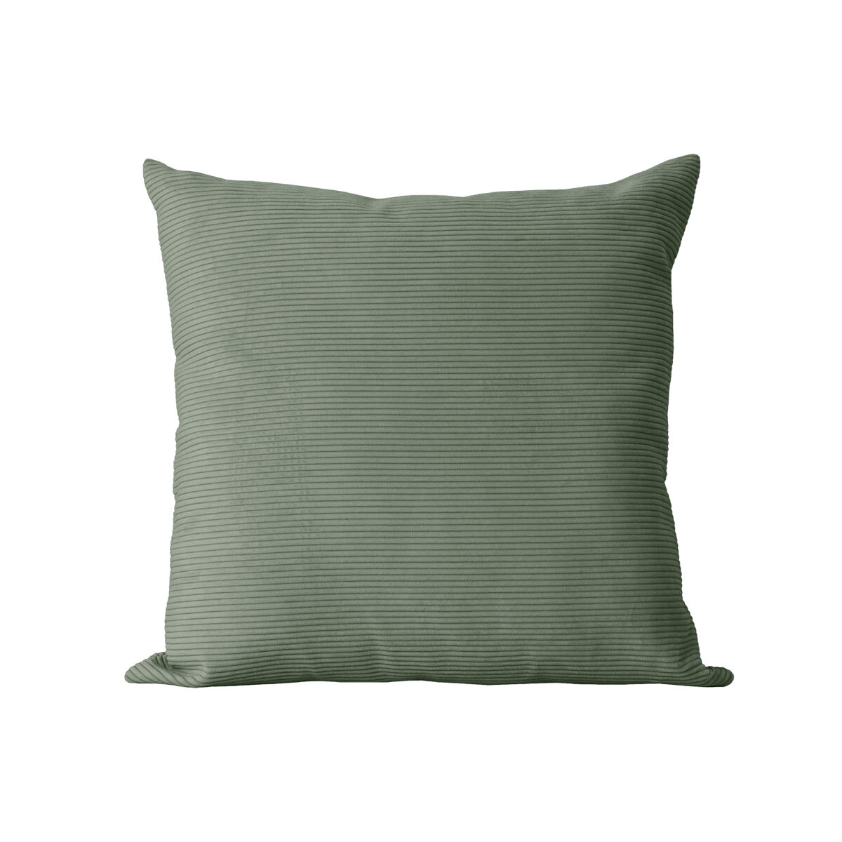 Cojín cuadrada de pana verde 45x45 cm - dune