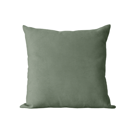 Almofada quadrada de veludo verde 45x45 cm - DUNE Almofada quadrada de veludo verde 45x45 cm - DUNE