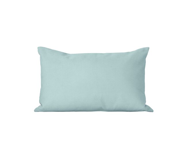 Cojín rectangular 30x50cm pana azul turquesa dune