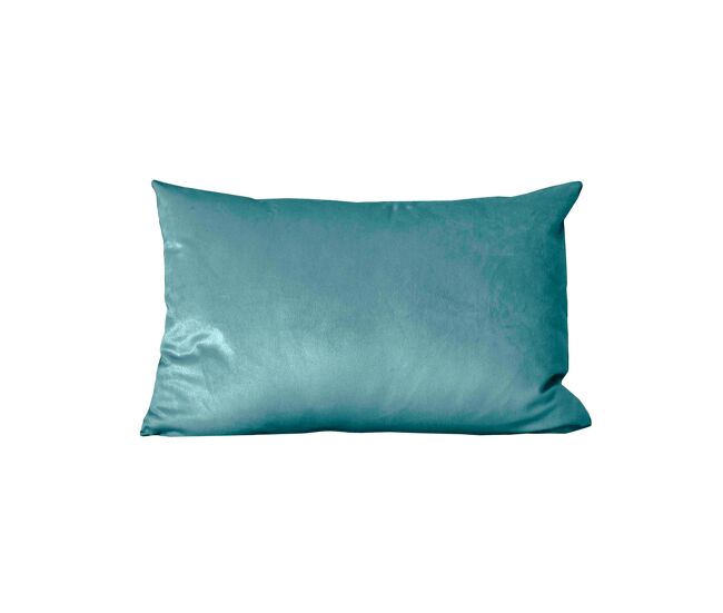 Cojín rectangular de terciopelo verde 50x30 cm - nauru