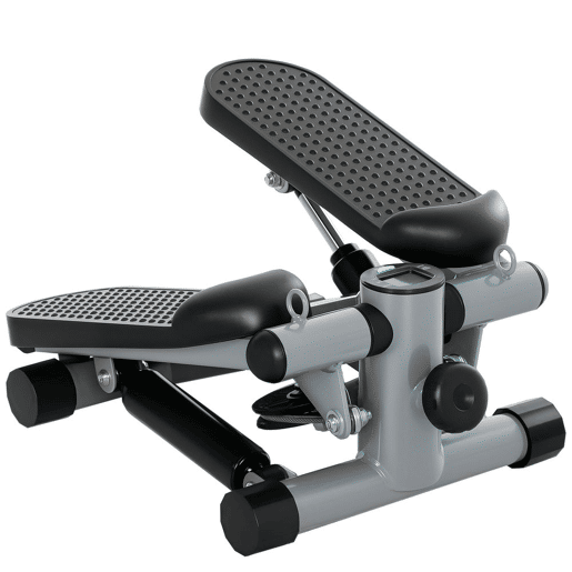 SPORTNOW Mini Step para Exercício em Casa Máquina de Step Compacta com Bandas de Resistência Monitor LCD Pedais Antiderrapantes e Ajustáveis em Altura para Treino do Corpo 41x30,5x18,5 cm Cinza SPORTNOW Mini Step para Exercício em Casa Máquina de Step Compacta com Bandas de Resistência Monitor LCD Pedais Antiderrapantes e Ajustáveis em Altura para Treino do Corpo 41x30,5x18,5 cm Cinza