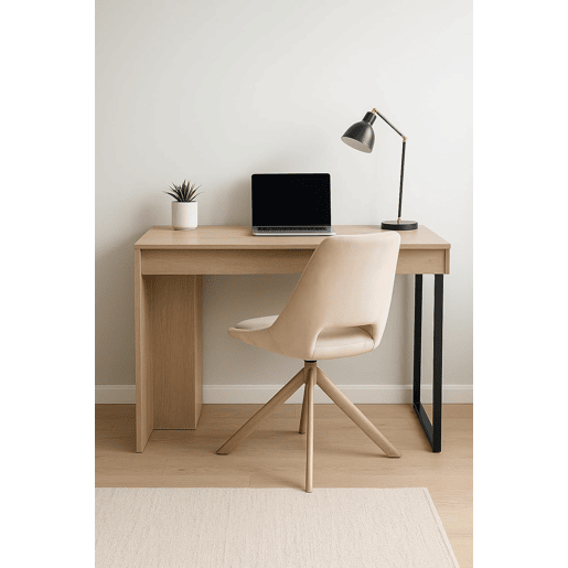 DUPI Cadeira de Jantar CALPE, Poltrona Estofada em Camurça, Design Moderno, 59x49x83 cm (Pacote com 2 Unidades, Veludo Bege)