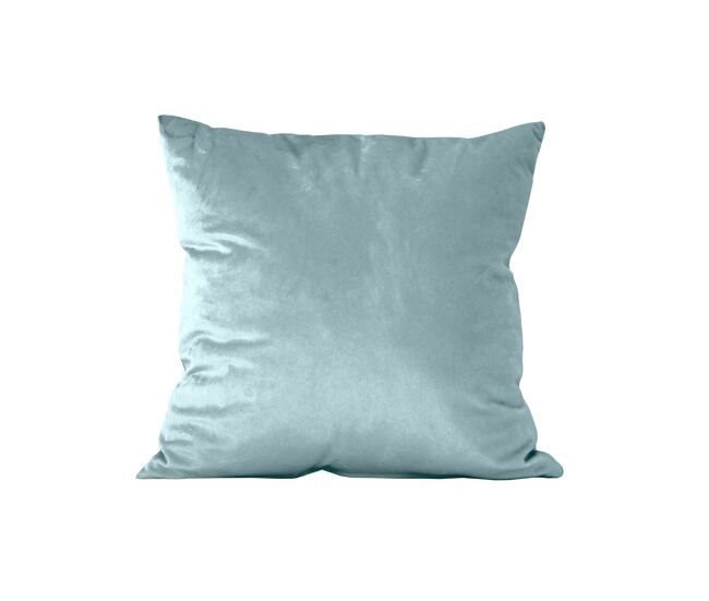 Cojín 45x45cm nauru terciopelo | azul gris crudo verde