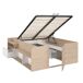 Cama Stratos Convertible Dormitorio Cama Stratos Convertible Dormitorio Blanco/ Madera