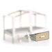 Cajón Bajo Cabane Infantil Cajón Bajo Cabane Infantil Blanco/ Madera