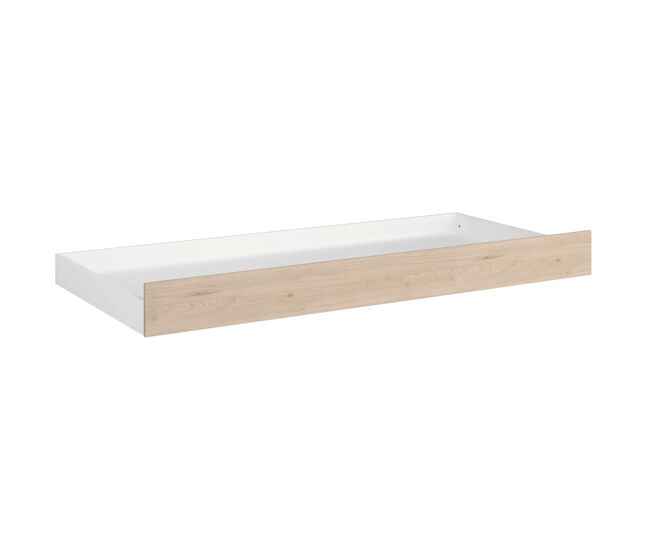 Cajón inferior cama fantasy color roble jackson y blanco 199x19x95 cm