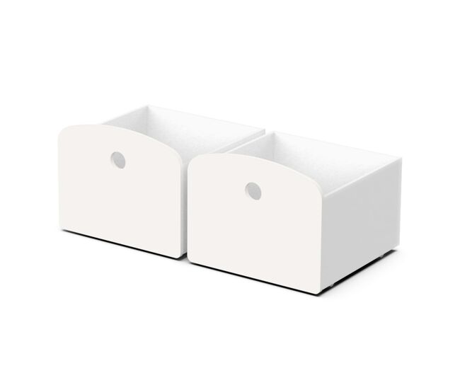 Cajones inferiores infantil longane color blanco mate 39x49x49 cm