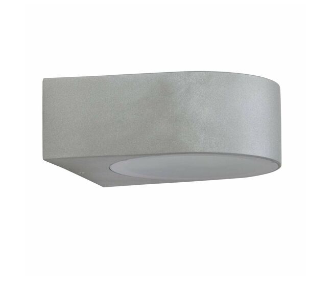 Aplique de pared brilliant tyler gris metal 60 w e27