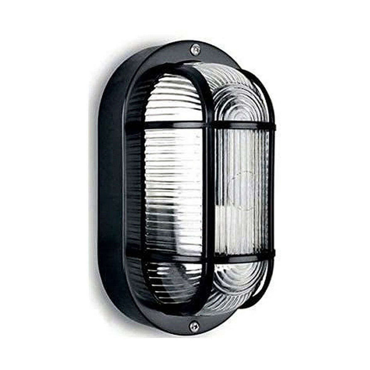 Aplique de pared edm 34351 tarragona negro plástico 40 w e27