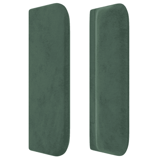 vidaXL Cabeceira de cama c abas veludo 103x16x7888cm verde-escuro vidaXL Cabeceira de cama c abas veludo 103x16x7888cm verde-escuro