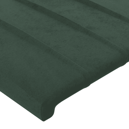 vidaXL Cabeceira de cama c abas veludo 103x16x7888cm verde-escuro vidaXL Cabeceira de cama c abas veludo 103x16x7888cm verde-escuro