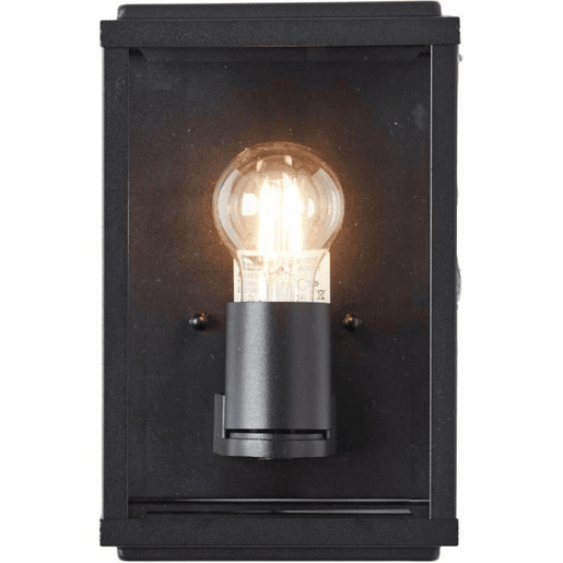 Luz de Parede Brilliant Gaia Preto Metal 60 W E27