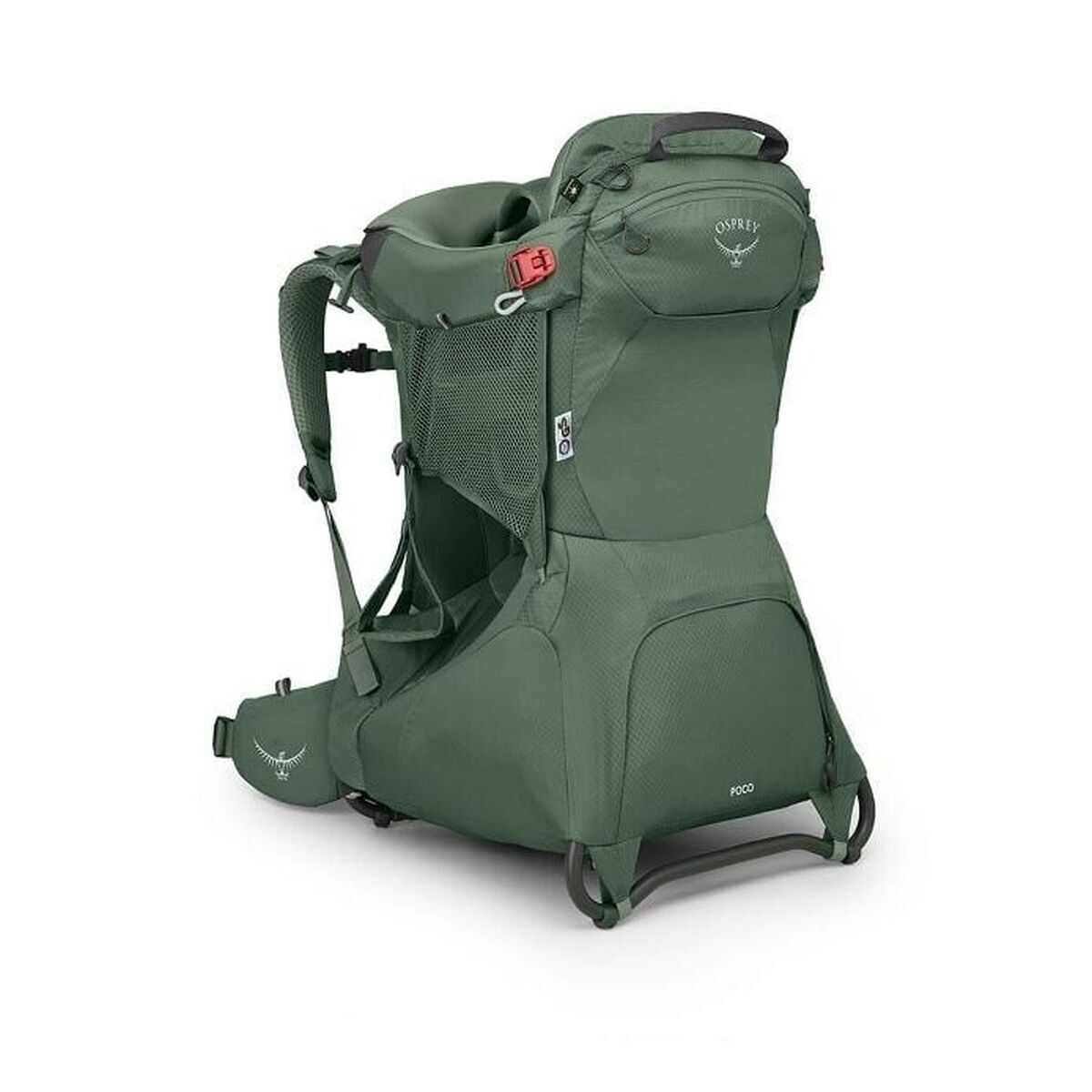 Mochila portabebé osprey poco child carrier tourist verde + 0 años (+ 0 años)