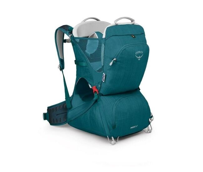 Mochila portabebé osprey poco slt tourist carrier azul