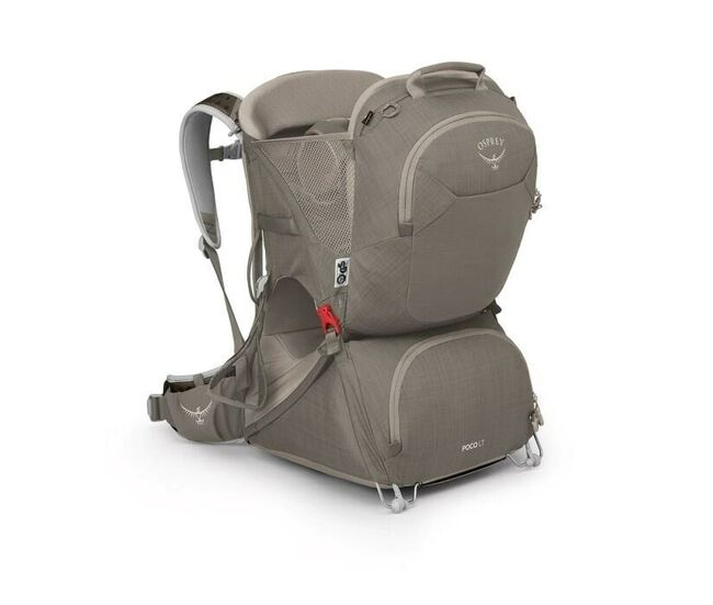 Mochila portabebé osprey poco lt tourist carrier gris