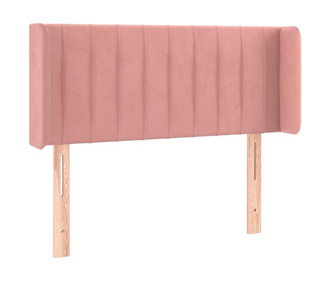 Vidaxl cabecero de terciopelo rosa 83x16x78/88 cm