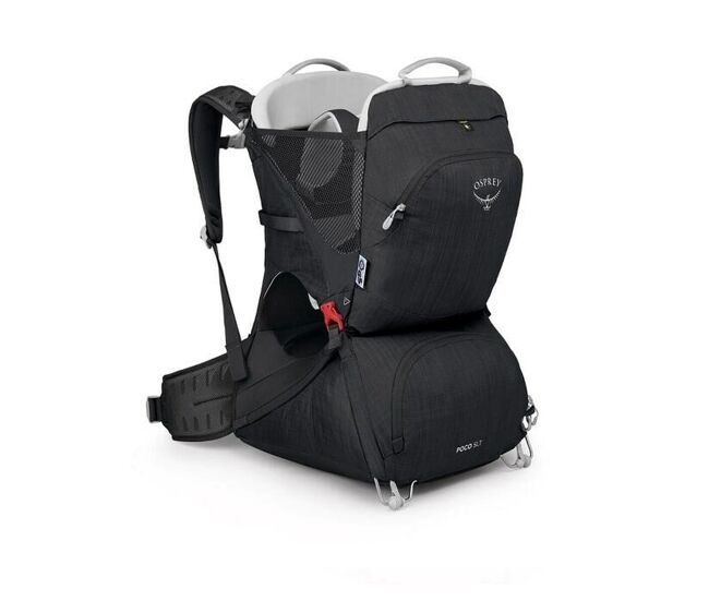Mochila portabebé osprey poco slt tourist carrier negro