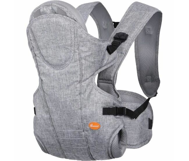 Mochila portabebé dreambaby oxford gris + 3 años 15 kg