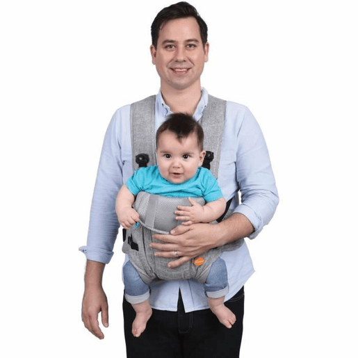Mochila porta bebê Dreambaby Oxford Cinzento + 3 anos 15 kg